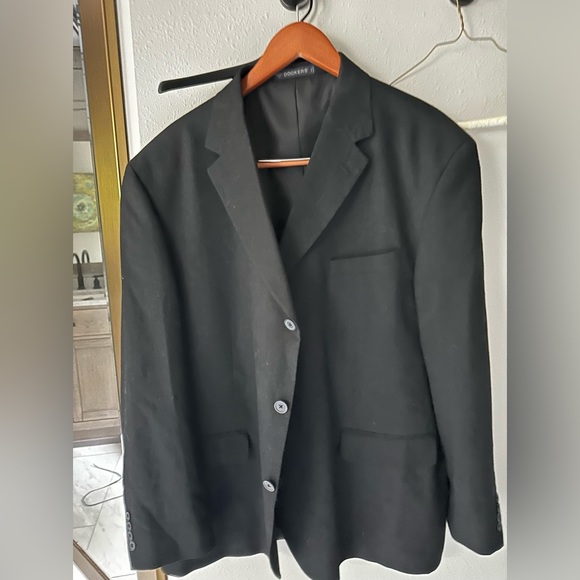 Dockers Black Suit Jacket - Picture 1 of 2